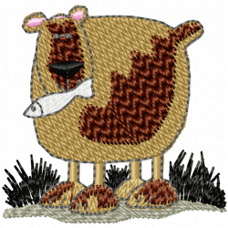 Dogs Embroidery Design 10